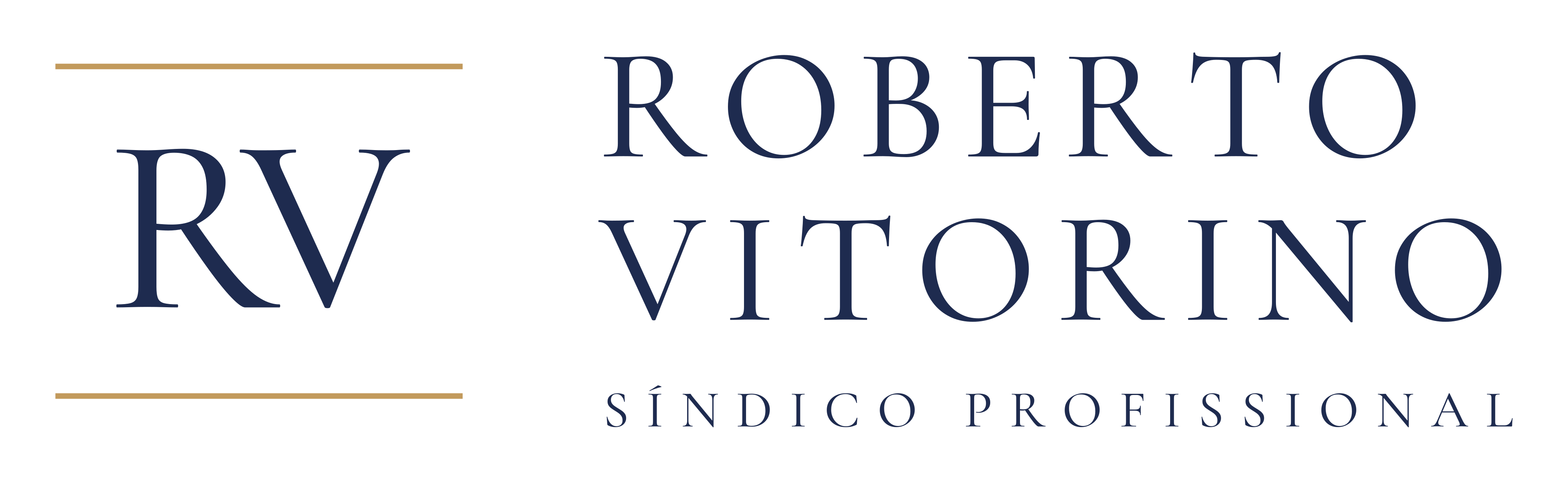 Assinatura: Roberto Vitorino, Síndico profissional